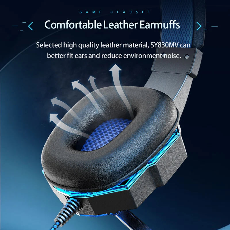 JBJW Esports Gaming Headphone LED Lighting HD