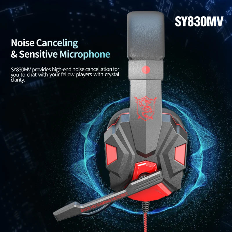 JBJW Esports Gaming Headphone LED Lighting HD