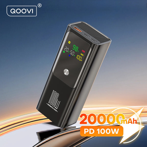 QOOVI PD 100W Power Bank 20000mAh External