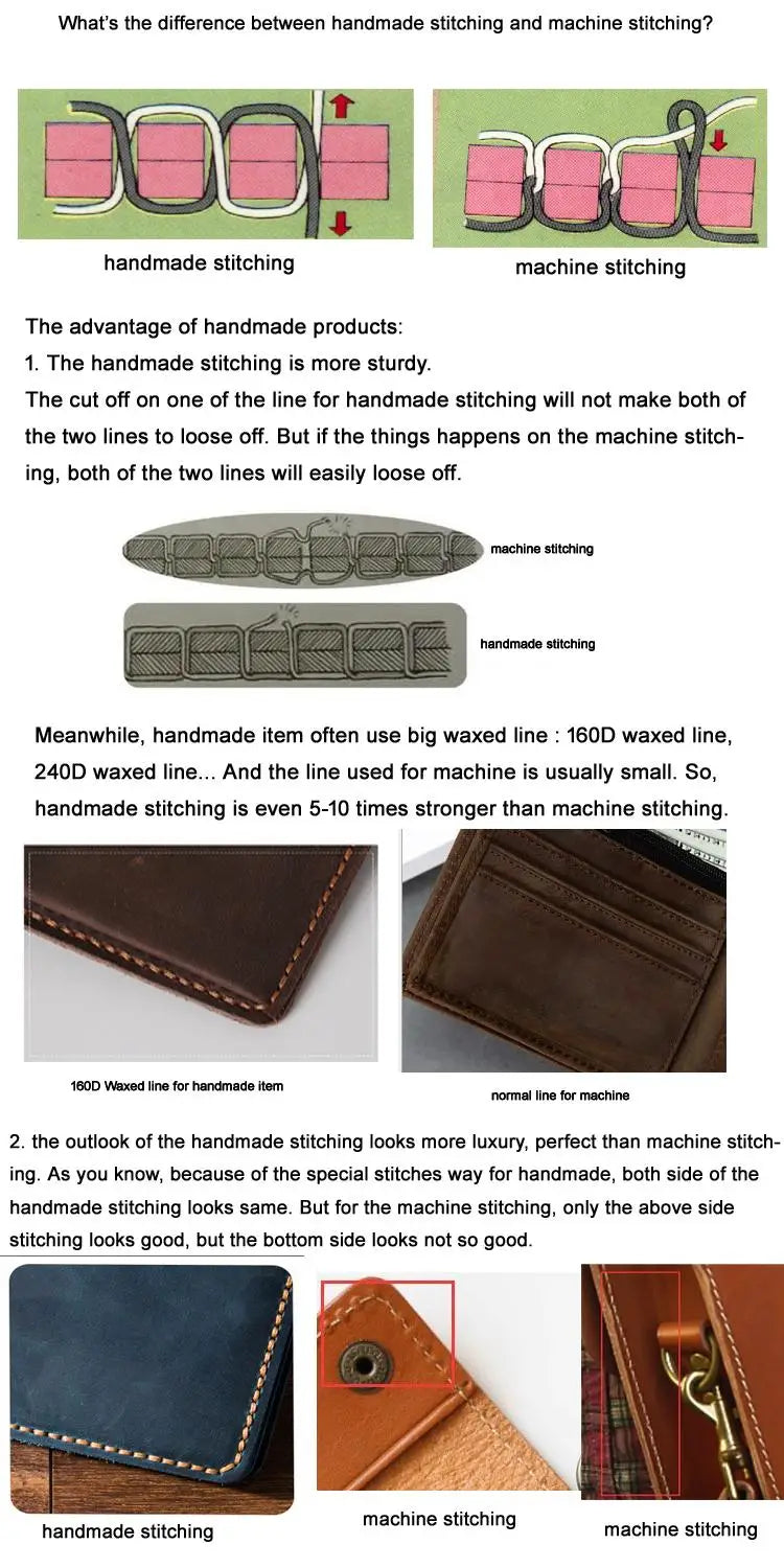 Luxury Handmade 100% Genuine Leather Men